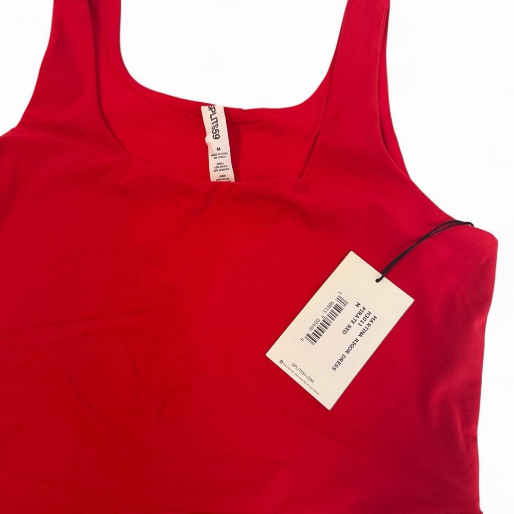 Splits59 Martina Rigor Dress Pirate Red M NWT - Picture 12 of 15